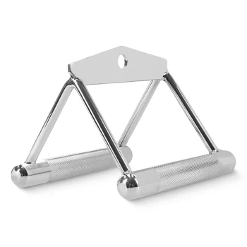 Double Triangle Cable Attachment Handle 4FIZJO, Silver