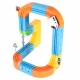 Magnetic Construction Set and Race Track, 65 Pieces