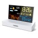 METEO SP110B Weather Station with DCF Atomic Clock and Outdoor Sensor, White