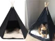 Tipi tent house and bed for dogs and cats