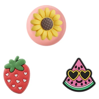 TFO Silicone Case for AirTag with 3 Fruit Pins