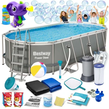 Bestway 56710 Power Steel Frame Pool 549x274x122 cm