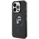 Karl Lagerfeld iPhone 15 Pro Case KC Glitter MagSafe, Black