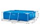 Intex 28271 Rectangular Frame Pool, 260x160x65 cm