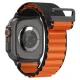 Spigen WBF1 Strap for Apple Watch 44 / 45 / 46 / 49 mm - Black / Orange