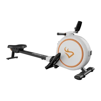 DeerRun RW600 Magnetic Rowing Machine, White