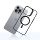 3Mk Protection Satin Armor MagCase for iPhone 16 Pro, Clear/Black