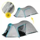4Fizjo Prime Trio Mountain Goat 3-Person Camping Tent, Grey