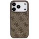 Guess 4G Classic Case for iPhone 17 Pro, Brown