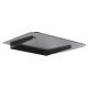 Maclean MC-738 Wall Shelf for Set-Top Box, Glass, Black