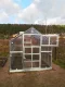 Greenhouse KLASIKA HOUSE 2 with Foundation 2.35x2.12 m and 6 mm Polycarbonate