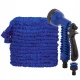 Blue Expandable Garden Hose 10m-30m with 7-Pattern Spray Gun