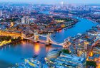 CASTORLAND Puzle Mīkla "Londona no putna lidojuma" Bērniem un Pieaugušajiem, 1000 gab l Jigsaw Puzzle