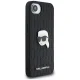 Karl Lagerfeld Monogram Karl Head Pin Case for iPhone 16e, Black