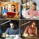 LED Desk Lamp with Clock, Thermometer, and Calendar