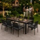 Multigarden Large Garden Table 180x90 cm, Brown