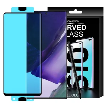 Hybrid Screen Protector 3D Edge Nano Flexi Glass for Samsung Galaxy S21+ 5G, Black Frame