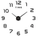 Ruhhy DIY 3D Wall Clock, Black