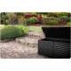 Plonos Garden Storage Box 390L, 143x57x53.5 cm, Black