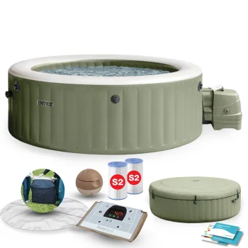 Inflatable Hot Tub 6-Person Hydromassage Intex 28428NP
