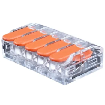 Splicing Connectors with Lever 5x 0.5–6.0mm², 40A, 450V, 20pcs