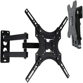 Swivel TV Wall Mount Bracket for 32-55" TVs VESA 200x200, Black