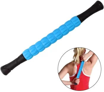 Massage Yoga Fitness Roller with Handle, Different colors