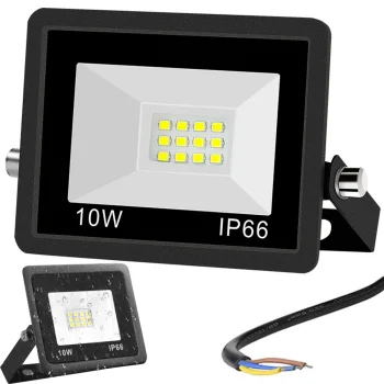 LED Floodlight 10W 6000K Outdoor Waterproof IP66