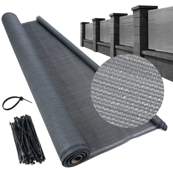 Dark Gray Shading Privacy Net for Fences 95% 1.5x10m