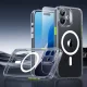ESR Classic Pro Set Halolock MagSafe Case and Screen Protector for iPhone 16, Clear