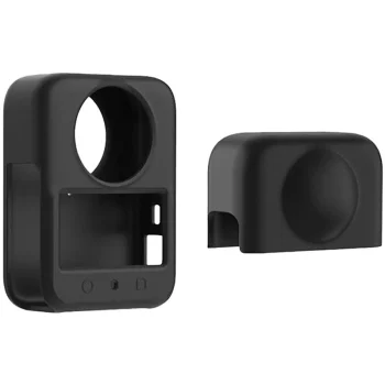 Puluz Silicone Case for DJI Osmo 360 with Lens Cover PU783B, Black