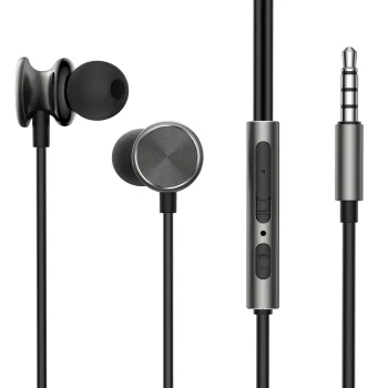 Joyroom Wired Series JR-EW03 Wired In-Ear Headphones, Dark Gray