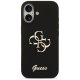 Guess Silicone Big 4G Script Phone Case Cover iPhone 17 - Black