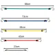 Xtrobb 00025363 Elastic Bungee Cords with Hooks, 12 Pcs