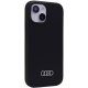 Apple iPhone 15 Plus 6.7\'\' Audi Silicone Case Cover, Black