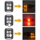 Gotel L8P Bicycle Tail Light with Turn Signals and Remote
