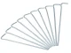 Steel Tent Pegs 31 cm, 10 pcs, Silver