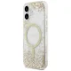 Guess iPhone 17 Case Resin Bottom Glitter MagSafe, Gold