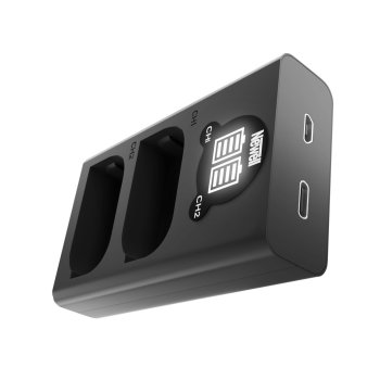 Двухканальное зарядное устройство Newell DL-USB-C для DMW-BLK22