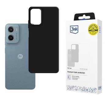 3mk Matt Case for Motorola Moto G05 / E15 G4 Matte Black