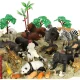 Animal Figures Set with Storage Box (59 pcs)