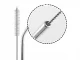 Reusable Metal Straws with Cleaning Brushes, 8 pcs, 0.8cm