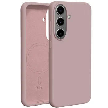 Etteri Silicone Mag Case for Samsung Galaxy S26, Light Pink