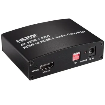 HDMI Audio Extractor, HDMI to HDMI + Audio, 4K 60Hz
