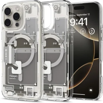 Spigen Ultra Hybrid Mag case with MagSafe Zero One iPhone 16 Pro Max - titanium