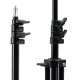 Maclean MC-163 Ring Light Tripod Stand 12\", Black