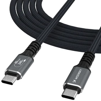 Wozinsky WPS-UY41S USB-C to USB-C USB4 Cable 240W 40Gb/s 1m, Black