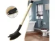 2-in-1 Crevice Cleaning Brush with Scraper and Tweezers, 29 cm