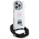 Karl Lagerfeld IML Crossbody Karl&Choupette Case for iPhone 16 Pro Max - White
