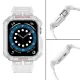 Transparent Strap with Armored Case for Apple Watch 42/44/45mm